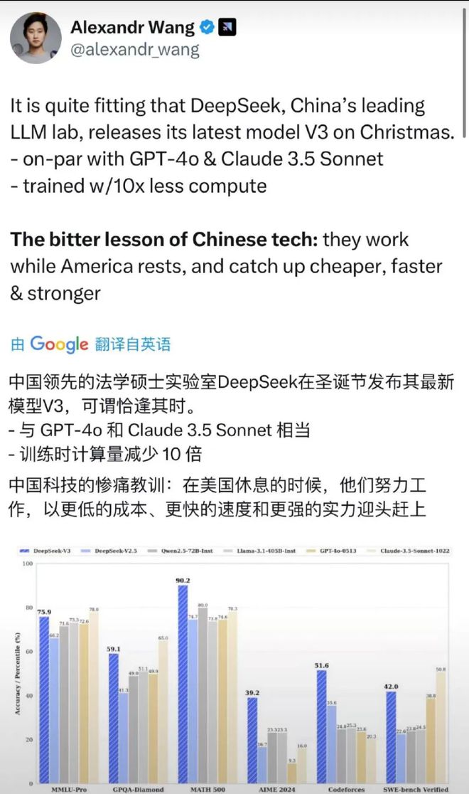 科技新紀元，Deepseek大成功，美民眾，慶幸科技掌握在中國手中