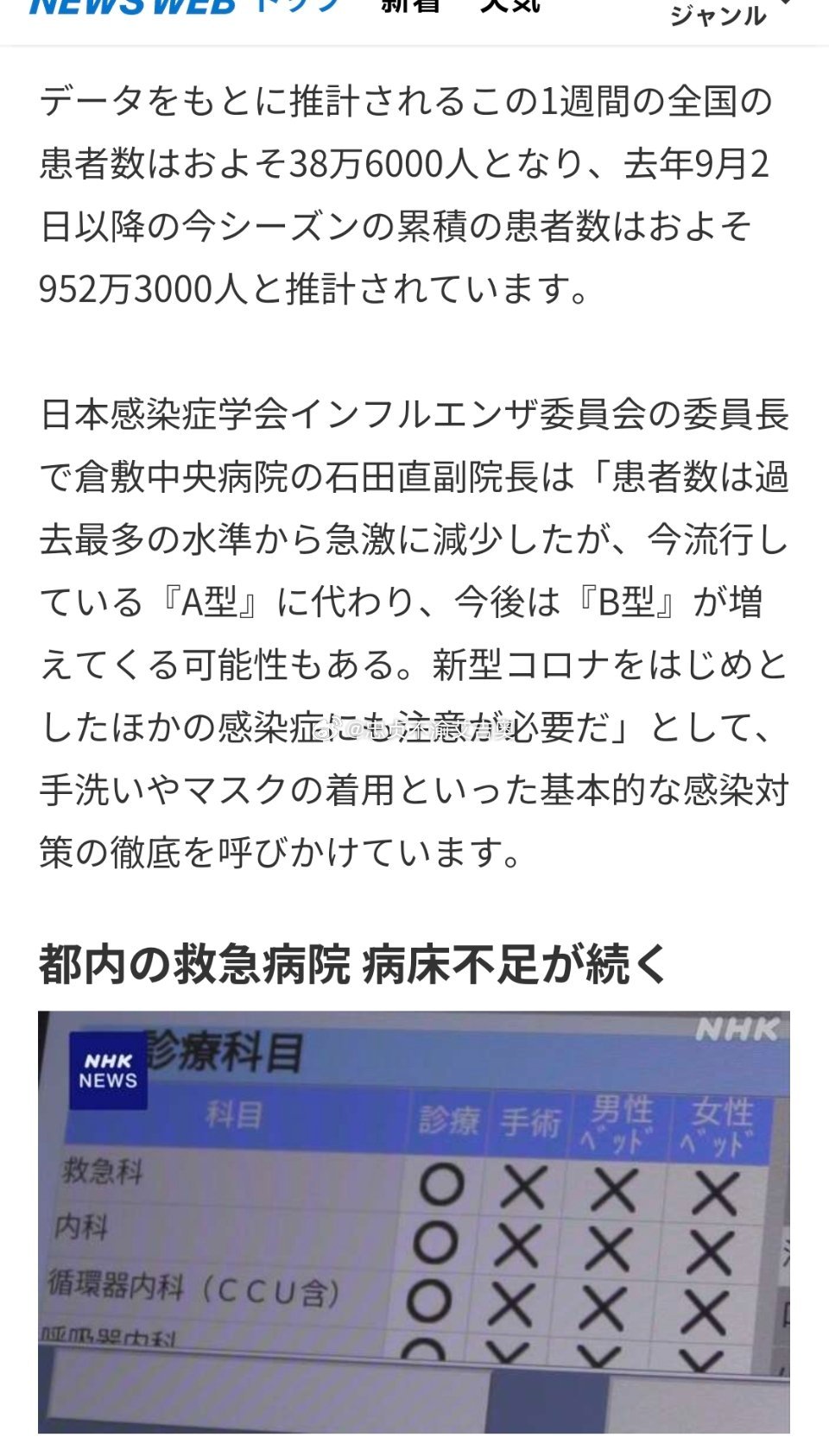 日本流感病例超950萬人，疫情迫在眉睫，如何應(yīng)對？